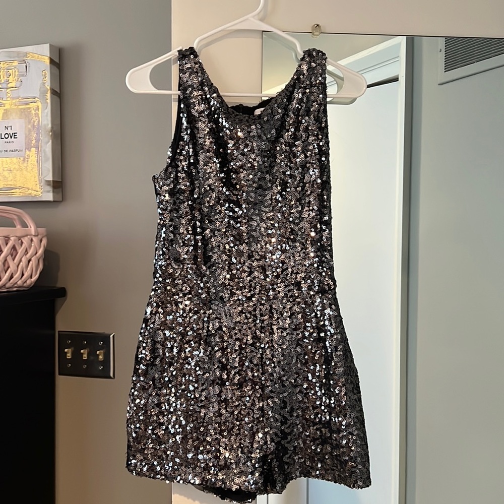 BB Dakota Sequin Romper - Picture 2 of 5